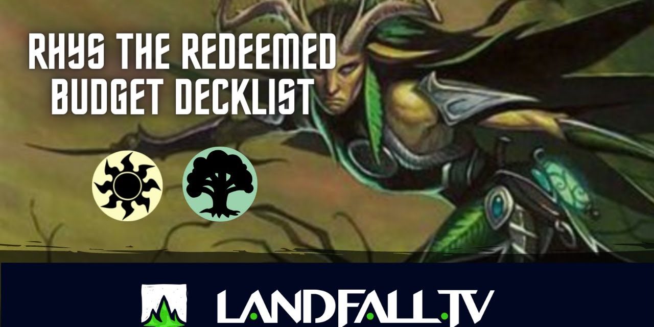 Rhys the Redeemed budget deck list | EDH | Landfall TV#99 | MTG commander en Español