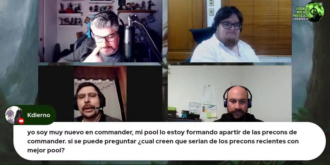 Conversatorio sobre commander Budget y otros | EDH | Landfall TV | MTG commander en Español