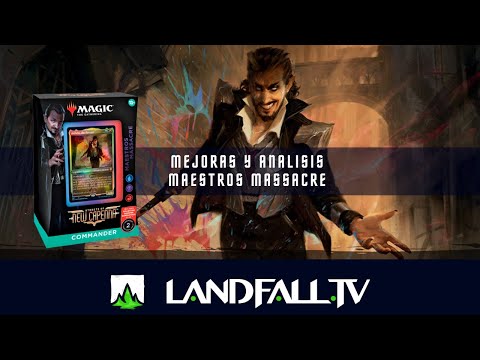 Análisis y mejoras Maestros Massacre | Grixis #MTGCapenna | EDH | Landfall TV#149 | MTG  Español