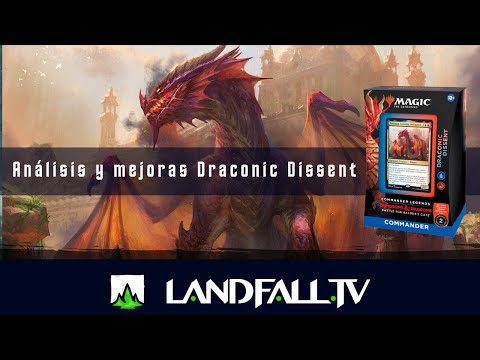 Análisis y mejoras Draconic Dissent | Battle for Baldurs Gate | EDH | Landfall TV#154 | MTG Español